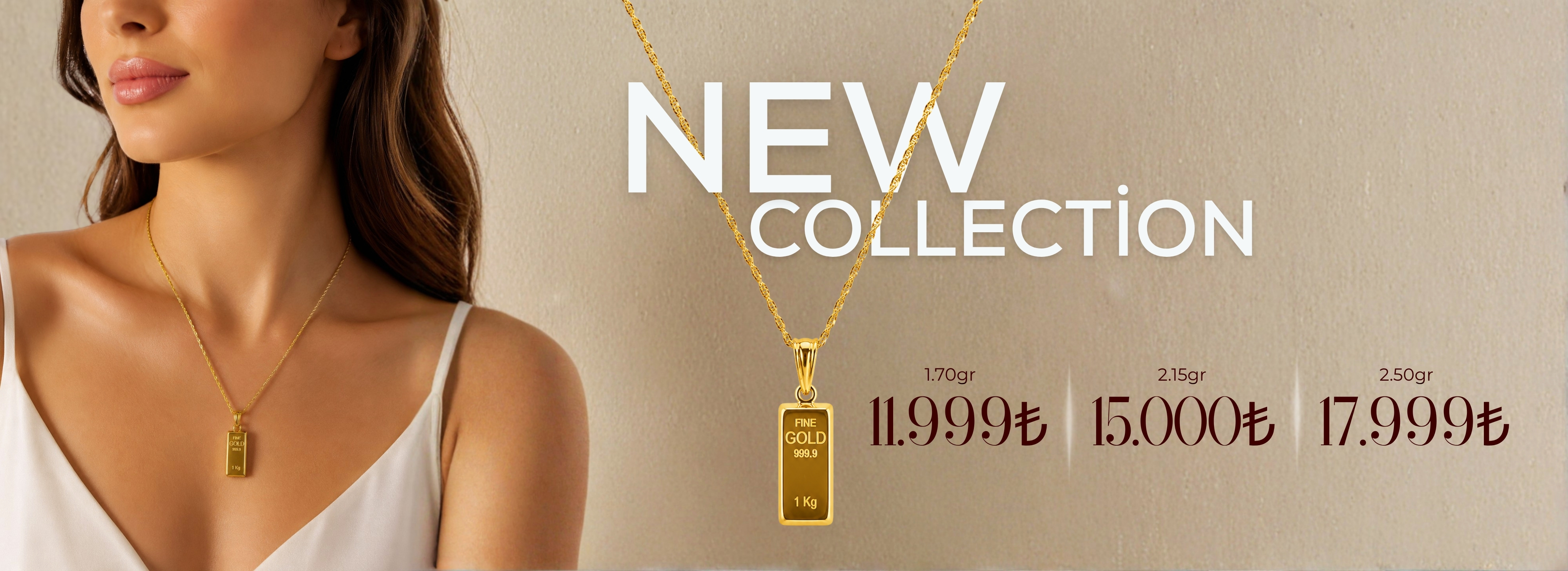 New Collection gram altın kolye