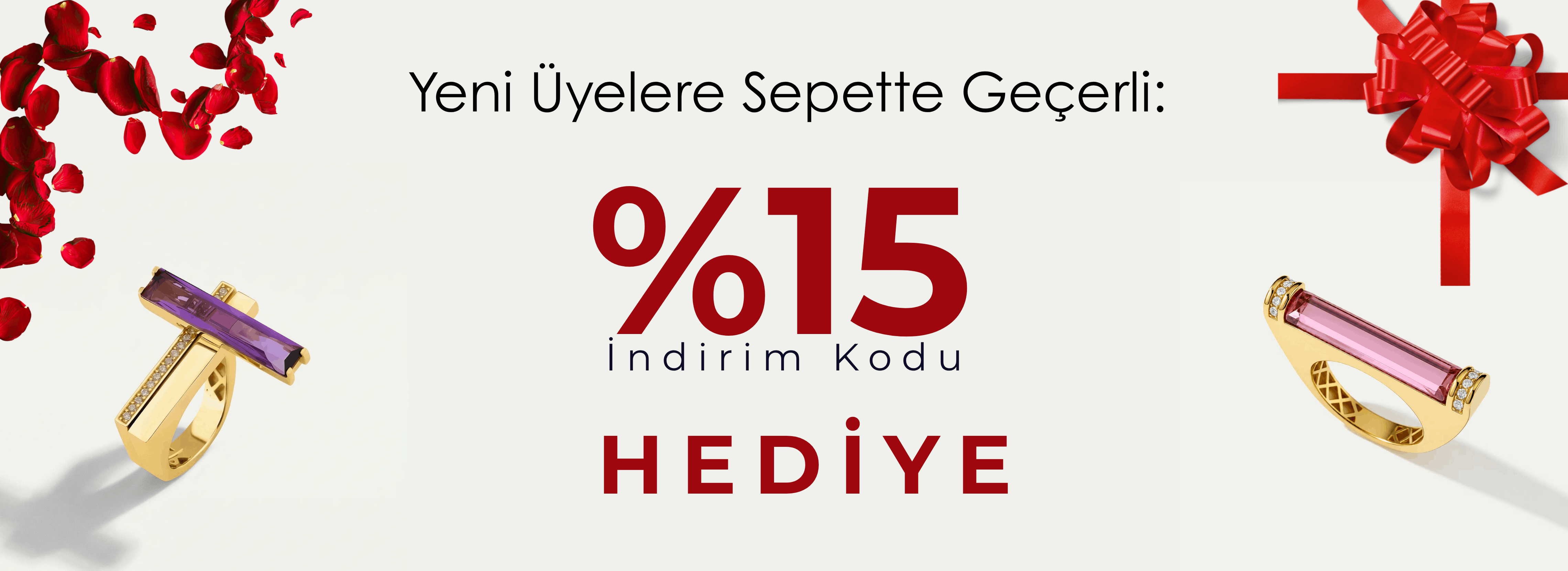 Yeni üyelere sepette geçerli indirim kodu